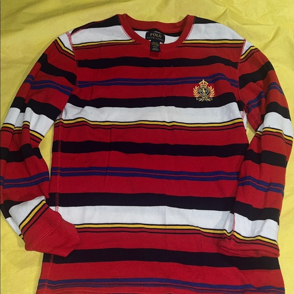 Polo Ralph Lauren Other - Polo Ralph Lauren Red and Black Striped Shirt